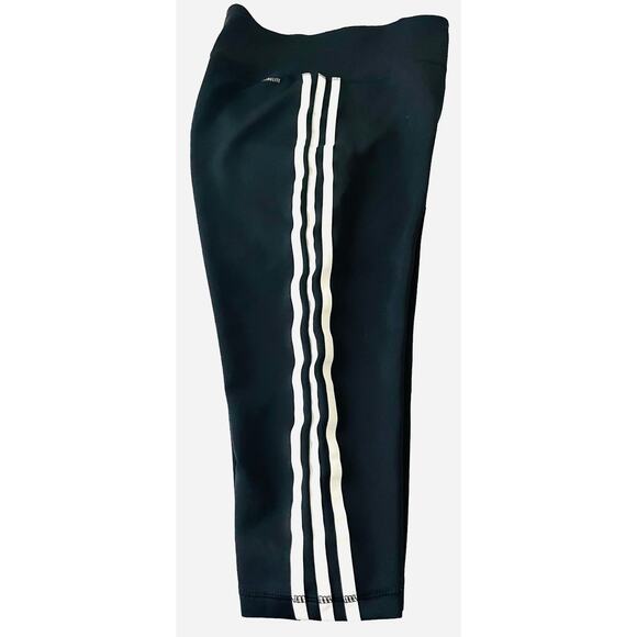 ADIDAS CLIMALITE HI-RISE STRT LEG ACTIVEWEAR LEGGINGS, WOMENS, L, BLACK & WHITE - Picture 4 of 10